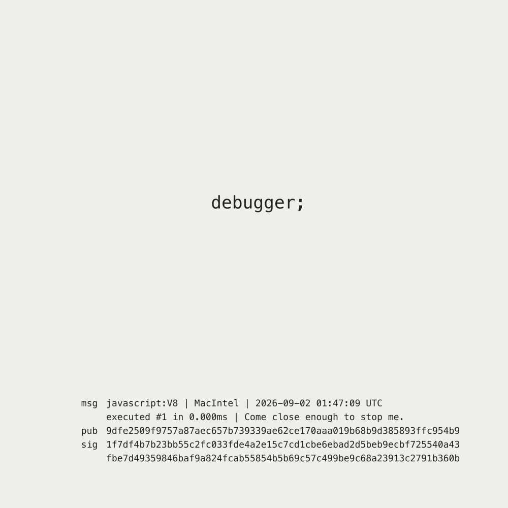 Executed Poetry for JavaScript